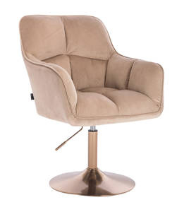 HOKER HR550N LATTE WELUR ZŁOTA PODSTAWA