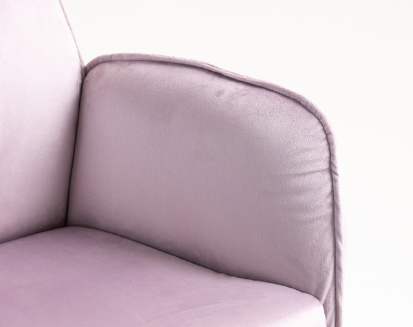 FOTEL HR280KW WRZOSOWY WELUR ZŁOTA PODSTAWA