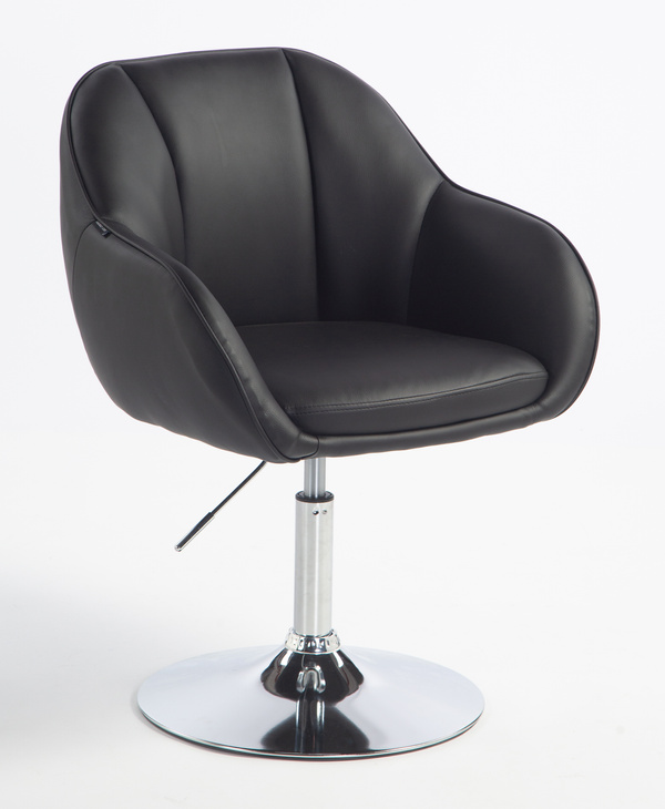 HOKER HR2055N CZARNY CHROMOWANA PODSTAWA