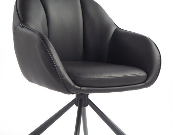 FOTEL HR2055 CZARNY CZARNY PAJĄK