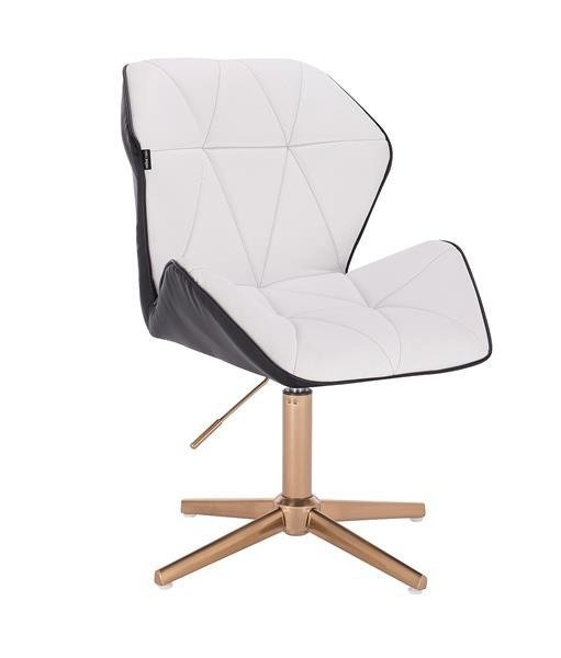 HOKER HR212CROSS BIAŁO-CZARNY ZŁOTA PODSTAWA