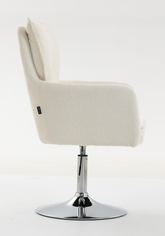 HOKER HR250N KREMOWY BARANEK CHROMOWANA PODSTAWA