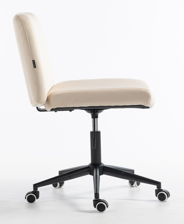 HOKER HR150K KREMOWY WELUR CZARNA PODSTAWA