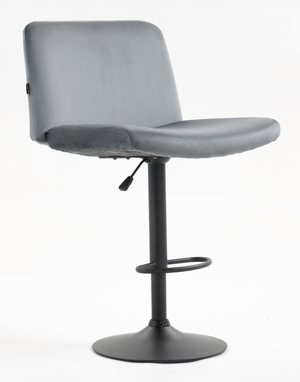 HOKER HR150W GRAFITOWY WELUR CZARNA PODSTAWA