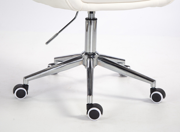 HOKER HR2055K BIAŁY CHROMOWANA PODSTAWA