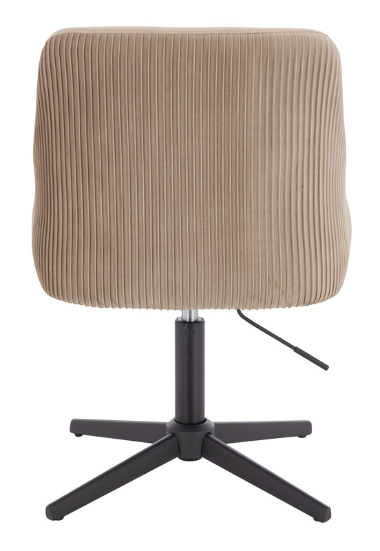 FOTEL HR920CROSS LATTE WELUR CZARNA PODSTAWA