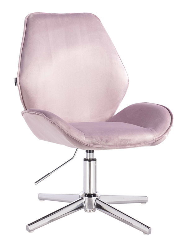 FOTEL HR350CROSS WRZOSOWY WELUR CHROMOWANA PODSTAWA