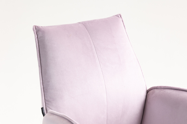 FOTEL HR280KW WRZOSOWY WELUR ZŁOTA PODSTAWA