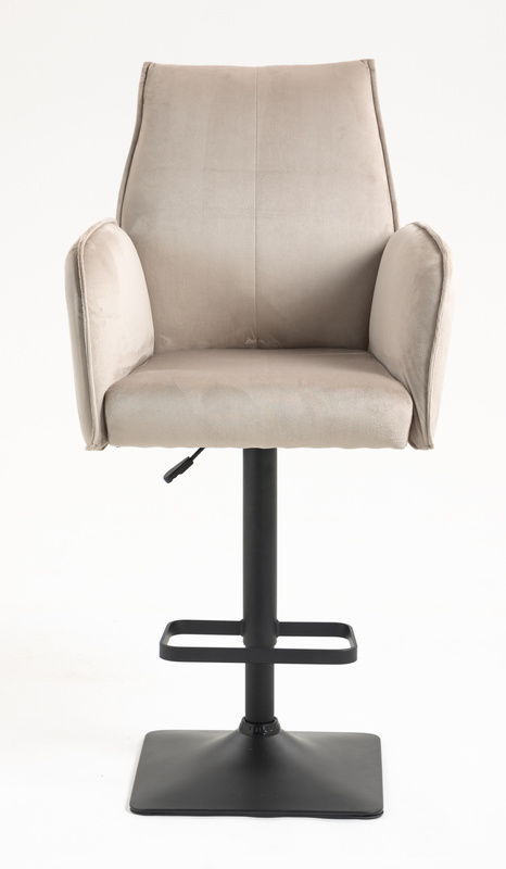 FOTEL HR280KW LATTE WELUR CZARNA PODSTAWA