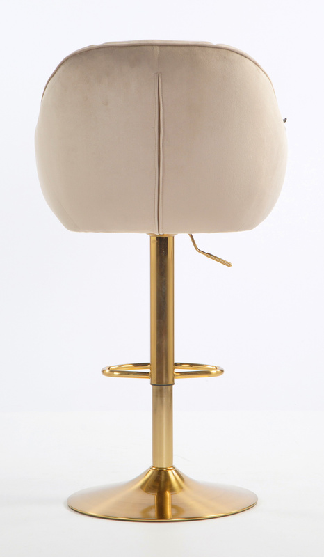 HOKER HR2055W LATTE WELUR ZŁOTA PODSTAWA