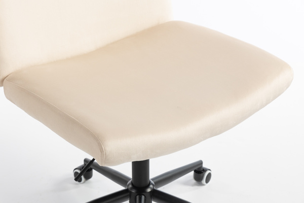 HOKER HR150K KREMOWY WELUR CZARNA PODSTAWA