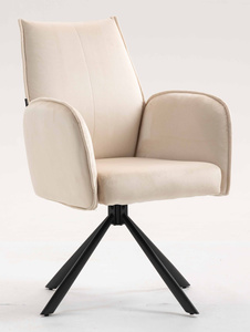 HOKER HR280 KREMOWY WELUR CZARNY PAJĄK