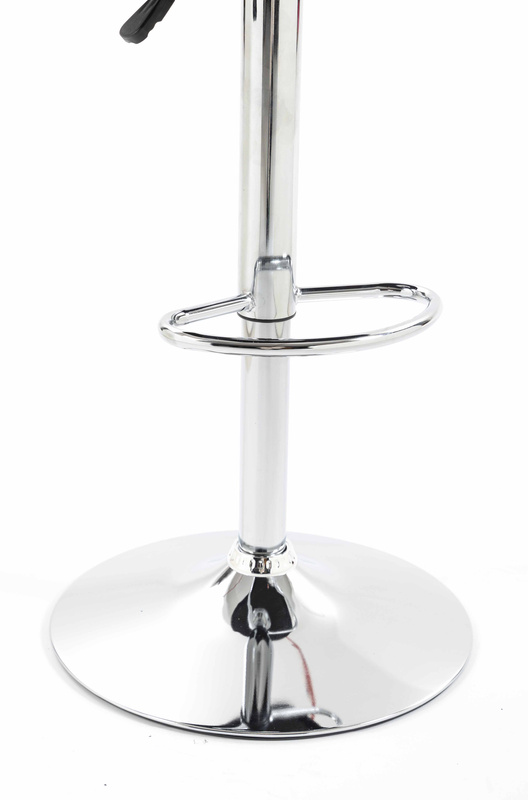 HOKER HR250W CZARNY WELUR  CHROMOWANA PODSTAWA