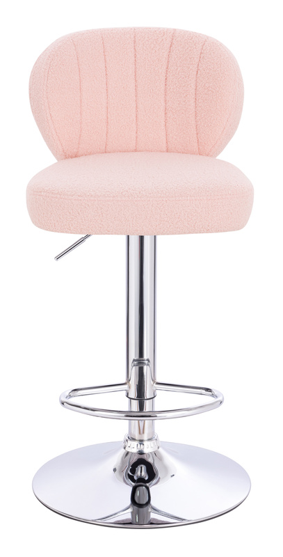 HOKER HR193W PUDROWY RÓŻ BARANEK CHROMOWANA PODSTAWA