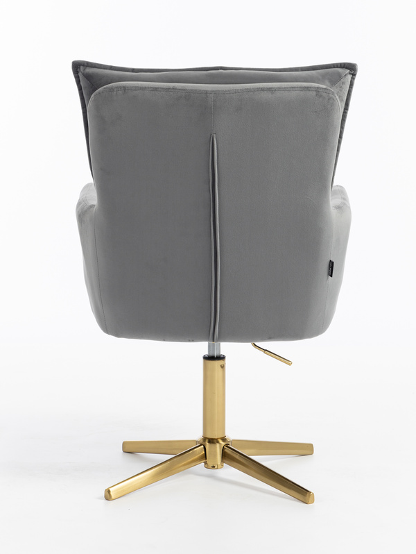 HOKER HR250CROSS GRAFITOWY WELUR  ZŁOTA PODSTAWA