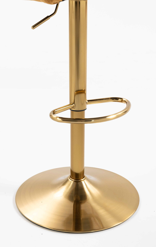 HOKER HR250W ŻÓŁTY CURRY PREMIUM CORD SZTRUKS ZŁOTA PODSTAWA