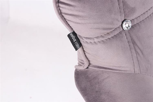 FOTEL HR804CK GRAFITOWY WELUR