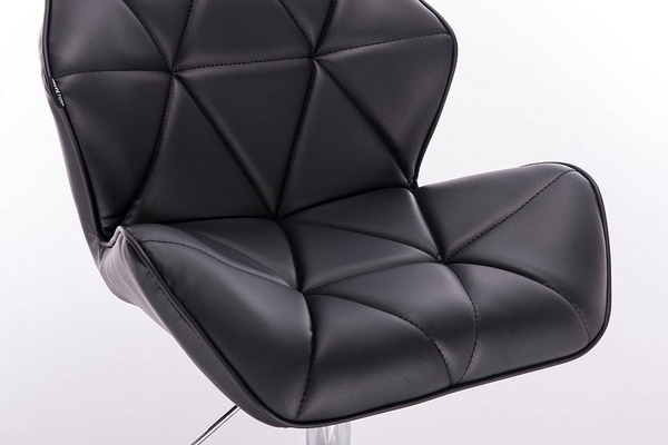 FOTEL HR111CROSS CZARNY