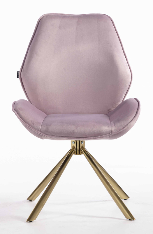 FOTEL HR350 PAJĄK WRZOSOWY WELUR ZŁOTA PODSTAWA