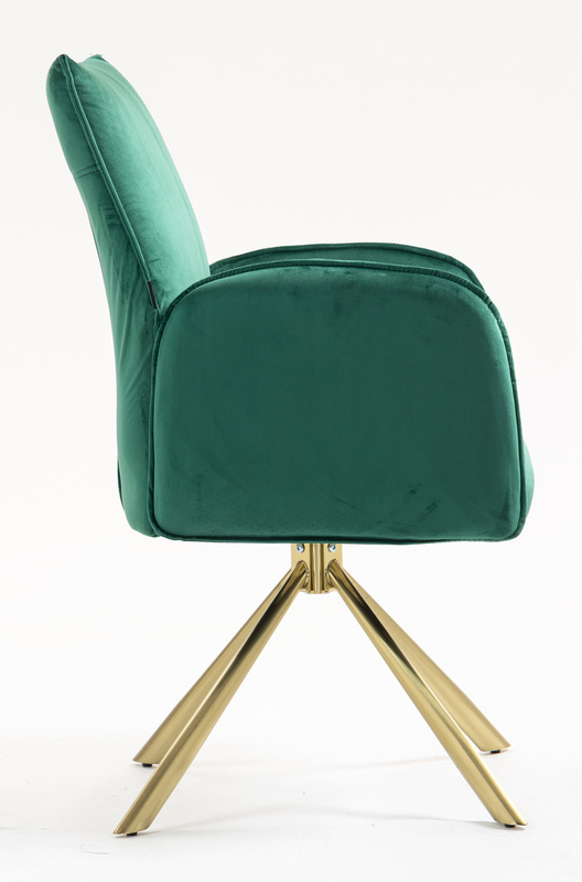 HOKER HR280 BUTELKOWA ZIELEŃ WELUR ZŁOTA PAJĄK