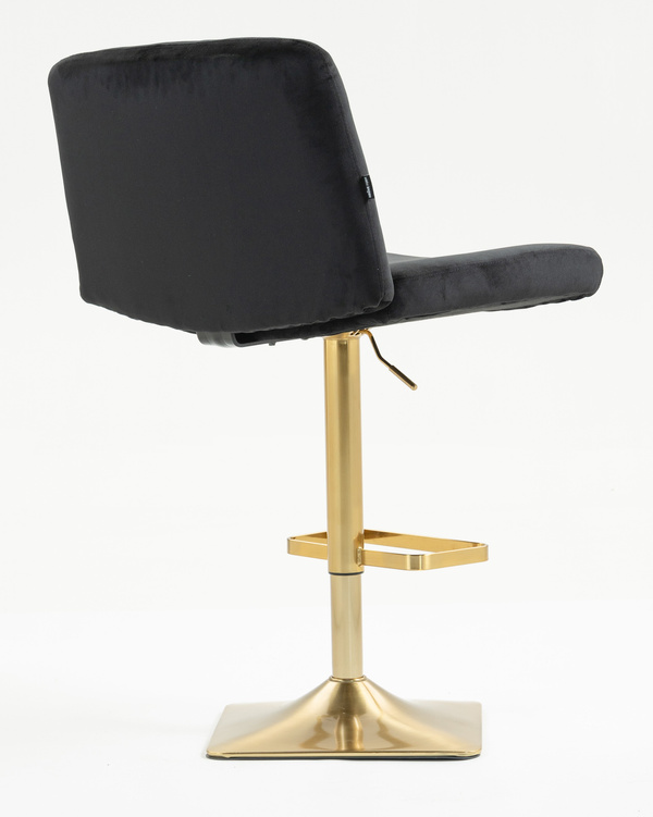 HOKER HR150KW CZARNY WELUR ZŁOTA PODSTAWA