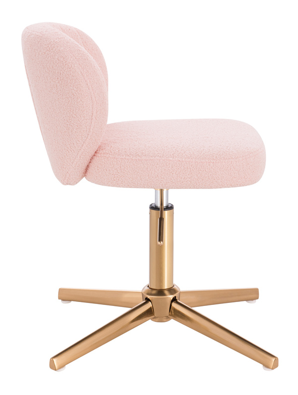 HOKER HR193CROSS PUDROWY RÓŻ BARANEK ZŁOTA PODSTAWA