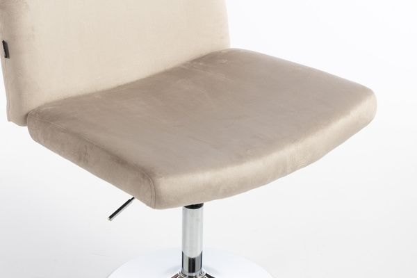 HOKER HR150N LATTE WELUR CHROMOWANA PODSTAWA