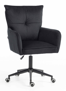 HOKER HR250K CZARNY WELUR  CZARNA PODSTAWA