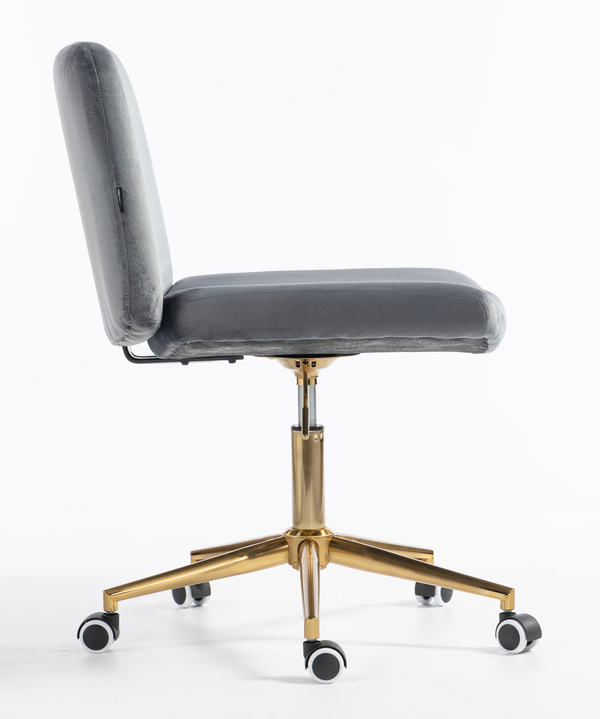 HOKER HR150K GRAFITOWY WELUR ZŁOTA PODSTAWA