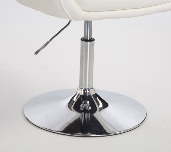 HOKER HR2055N BIAŁY CHROMOWANA PODSTAWA