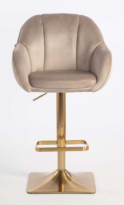 HOKER HR2055KW LATTE WELUR ZŁOTA PODSTAWA