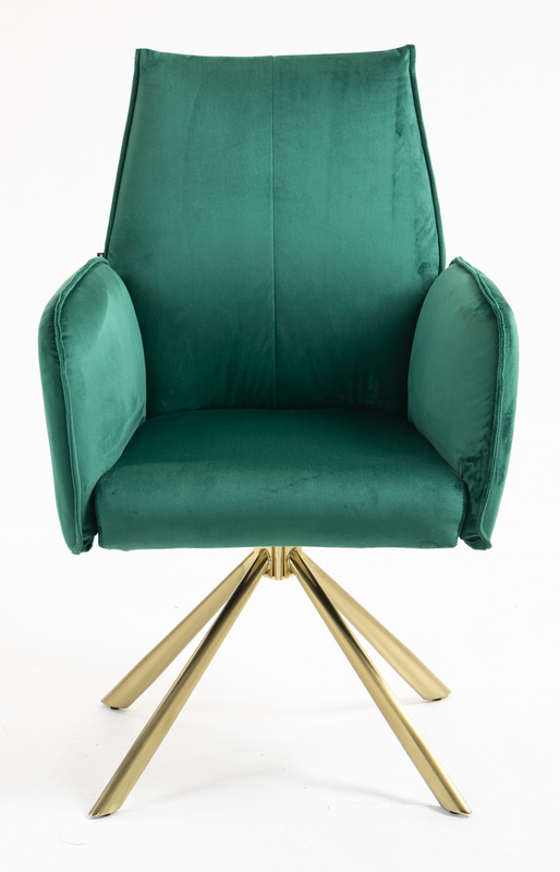 HOKER HR280 BUTELKOWA ZIELEŃ WELUR ZŁOTA PAJĄK