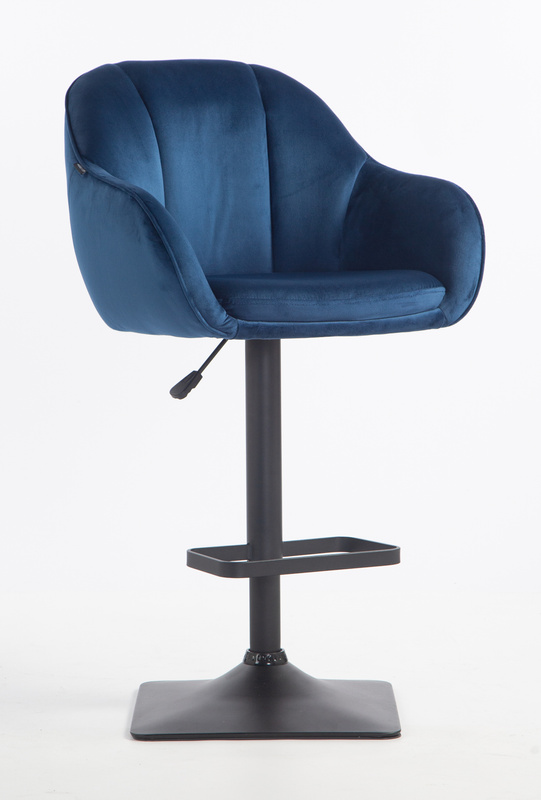 HOKER HR2055KW CIEMNE MORZE WELUR CZARNA PODSTAWA