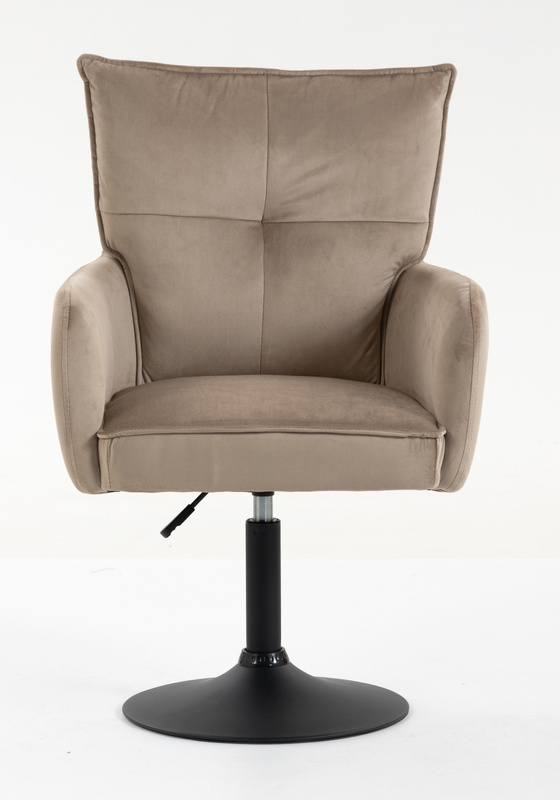 HOKER HR250N LATTE WELUR  CZARNA PODSTAWA