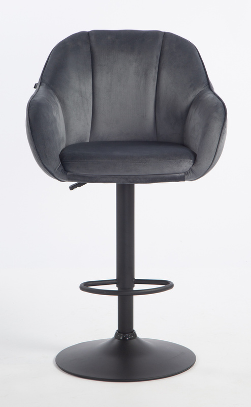 HOKER HR2055W GRAFITOWY WELUR CZARNA PODSTAWA