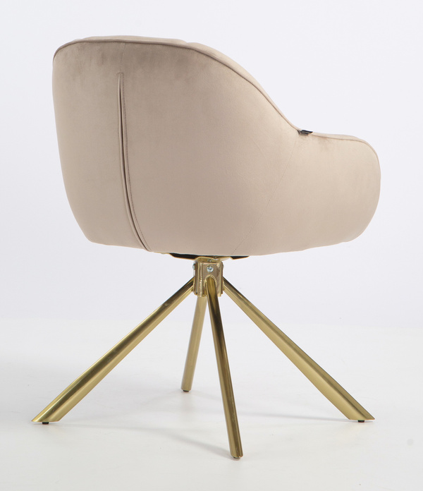 HOKER HR2055 LATTE WELUR ZŁOTY PAJĄK