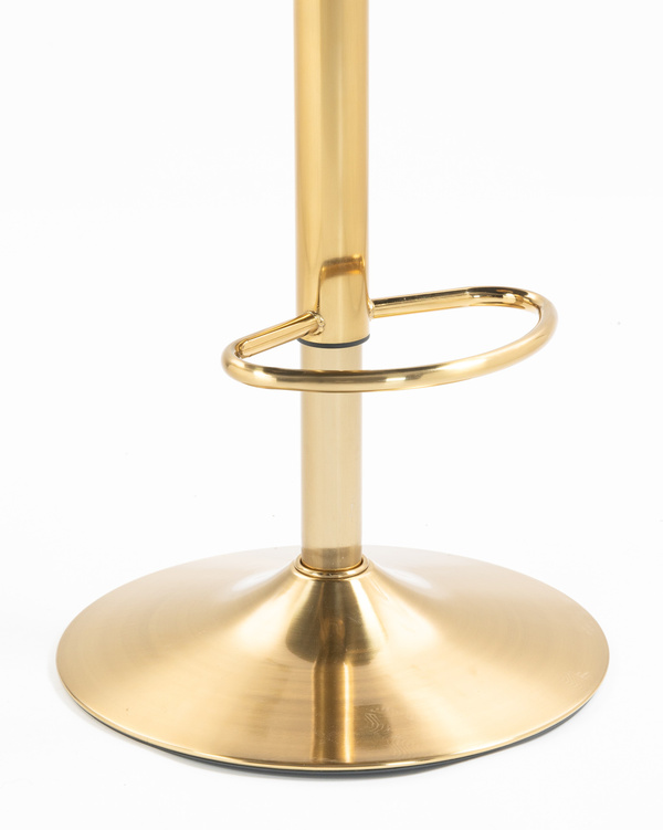 HOKER HR150W CZARNY WELUR ZŁOTA PODSTAWA