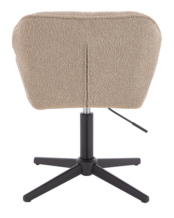 FOTEL HR111CROSS LATTE BARANEK CZARNA PODSTAWA