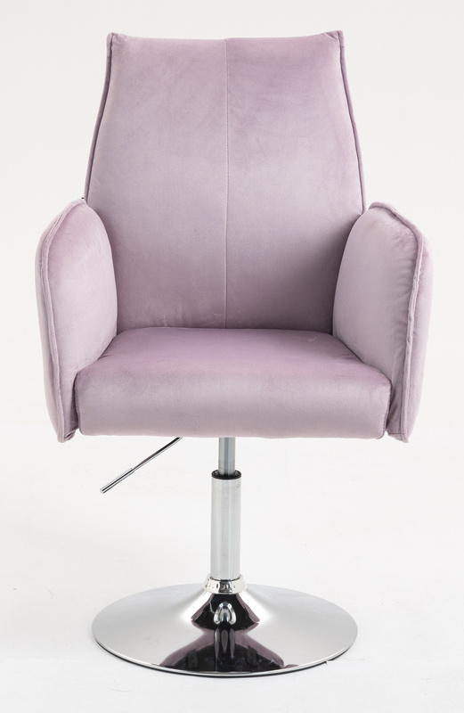 FOTEL HR280N WRZOSOWY WELUR CHROMOWANA PODSTAWA