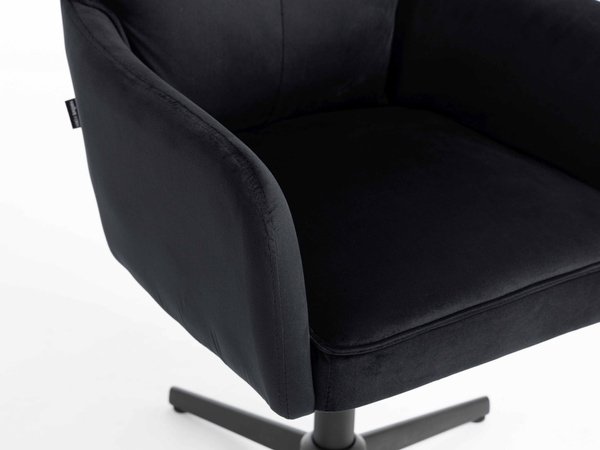 HOKER HR250CROSS CZARNY WELUR  CZARNA PODSTAWA