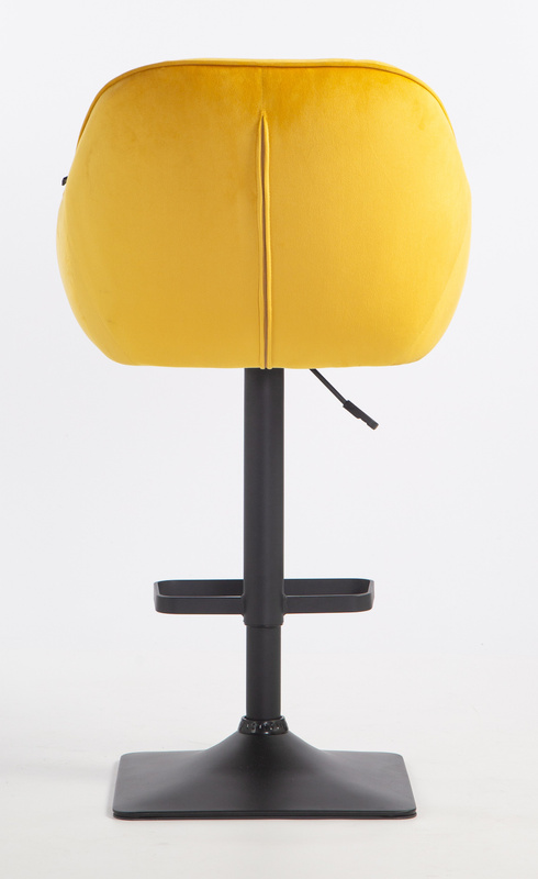 HOKER HR2055KW ŻÓŁTY WELUR CZARNA PODSTAWA