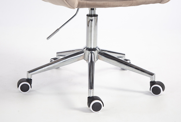 HOKER HR2055K LATTE WELUR CHROMOWANA PODSTAWA