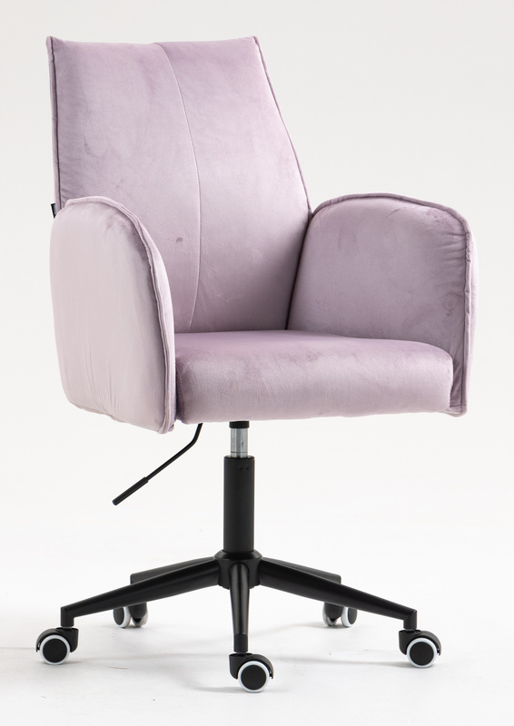 FOTEL HR280K WRZOSOWY WELUR CZARNA PODSTAWA