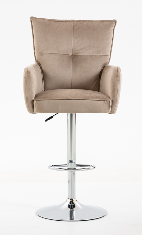 HOKER HR250W LATTE WELUR  CHROMOWANA PODSTAWA