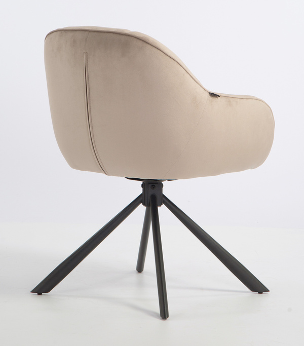 HOKER HR2055 LATTE WELUR CZARNY PAJĄK