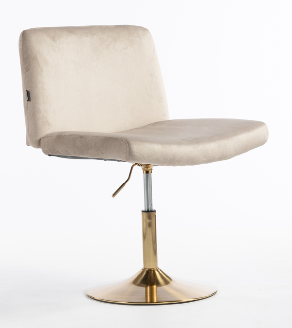 HOKER HR150N LATTE WELUR ZŁOTA PODSTAWA