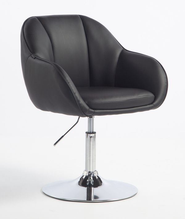 HOKER HR2055N CZARNY CHROMOWANA PODSTAWA