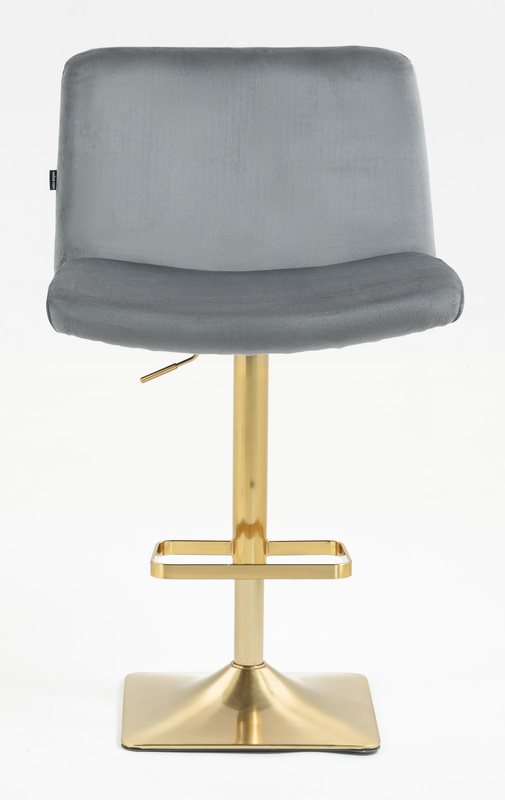 HOKER HR150KW GRAFITOWY WELUR ZŁOTA PODSTAWA