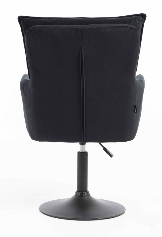 HOKER HR250N CZARNY WELUR  CZARNA PODSTAWA