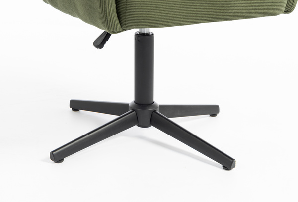 HOKER HR250CROSS ZIELONY SZAŁWIA PREMIUM CORD SZTRUKS CZARNA PODSTAWA